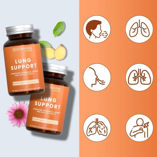 ZeroHarm Liposomal Lung Support Capsules 60 Capsules