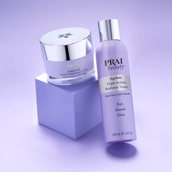 PRAI Ageless Triple Action Radiance Tonic For Face & Neck 160ml