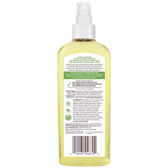 Palmer's Hemp Oil Calming Relief Body Oil 150ml
