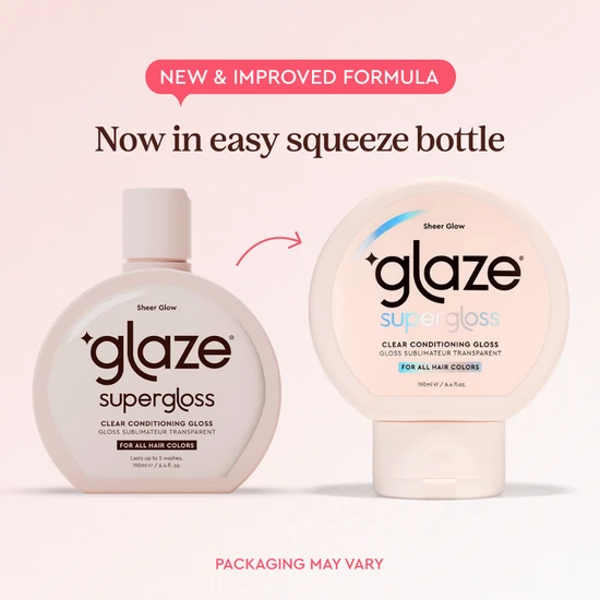 Glaze Supergloss Clear Conditioning Hair Gloss Sheer Glow 190ml