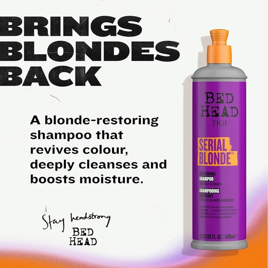 TIGI Bed Head Serial Blonde Restoring Shampoo 400ml