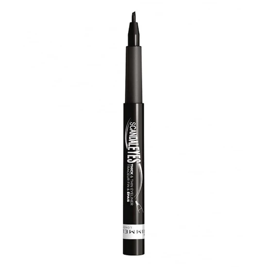 Rimmel Scandaleyes Thick & Thin Waterproof Eyeliner 001 Black