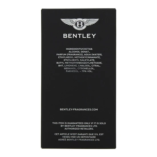 Bentley Momentum Unbreakable Eau De Parfum 100ml