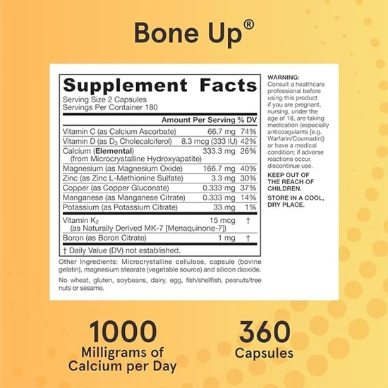 Jarrow Formulas BoneUp Capsules 360 Capsules
