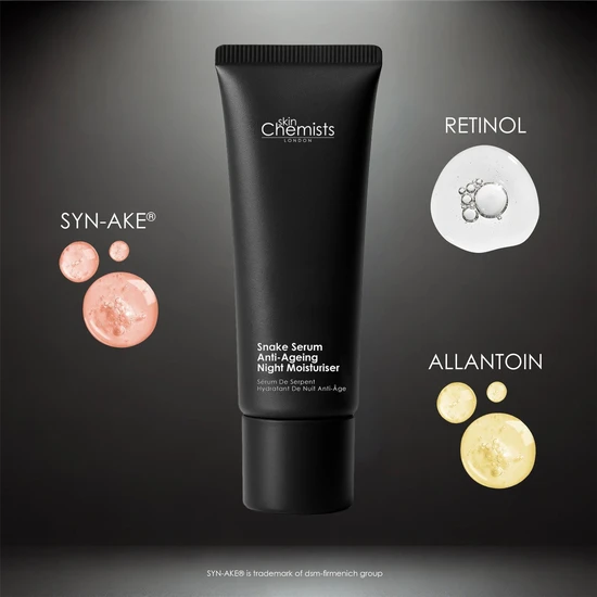 skinChemists Snake Serum Anti-Ageing Night Moisturiser Duo Set 50ml