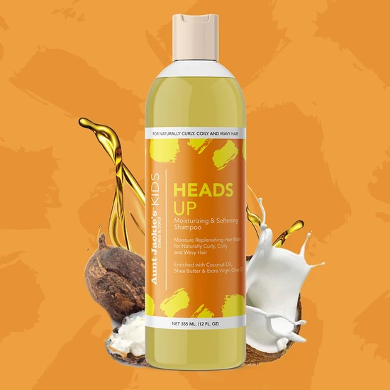 Aunt Jackie's Heads Up Moisturising & Softening Shampoo 12oz