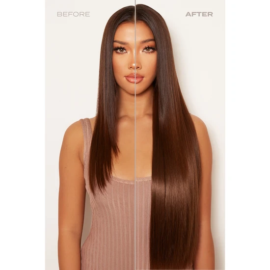 LullaBellz Super Thick 26" Statement Straight Clip In Hair Extensions 5 Piece
