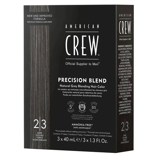 American Crew Precision Blend Hair Colour Set Blend Dark 2/3 3 x40ml
