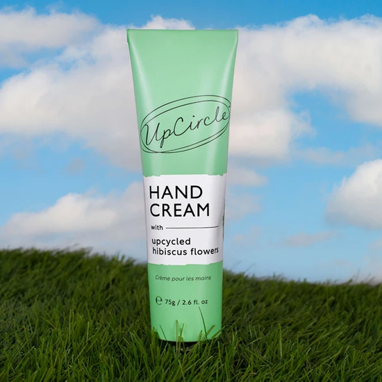 UpCircle Beauty Hand Cream with Upcycled Hibiscus Flowers