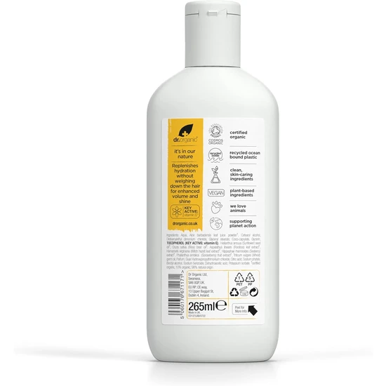 Dr. Organic Hydrate & Replenish Vitamin E Conditioner 265ml