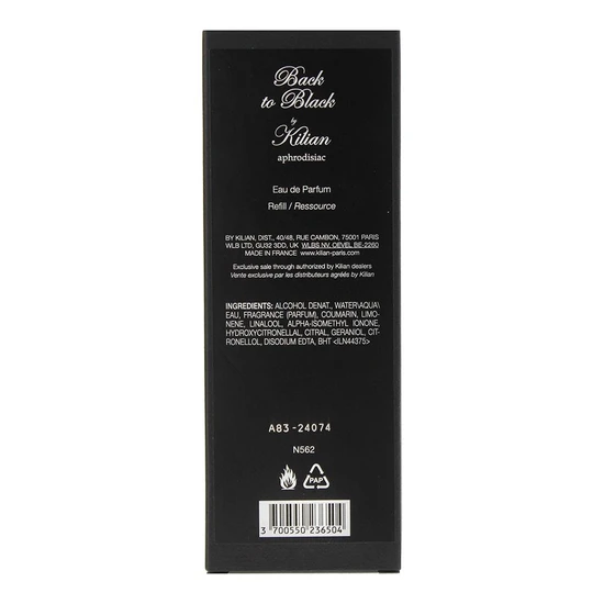Kilian Back To Black Eau De Parfum Refill Unisex 100ml