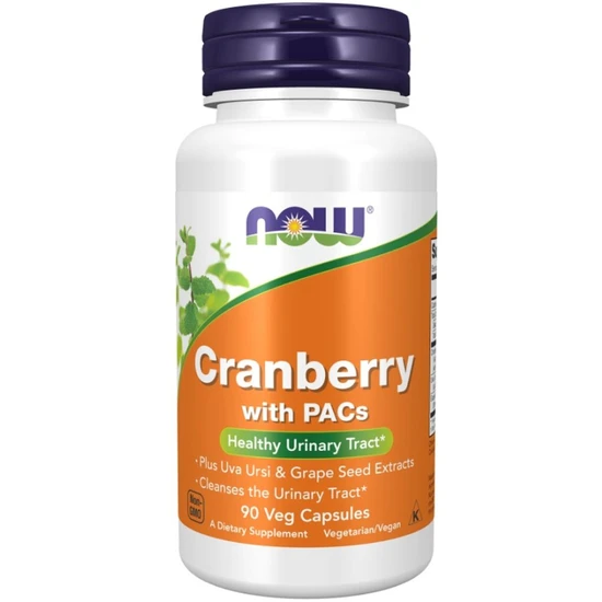 NOW Foods Cranberry With PACs Capsules 90 Capsules