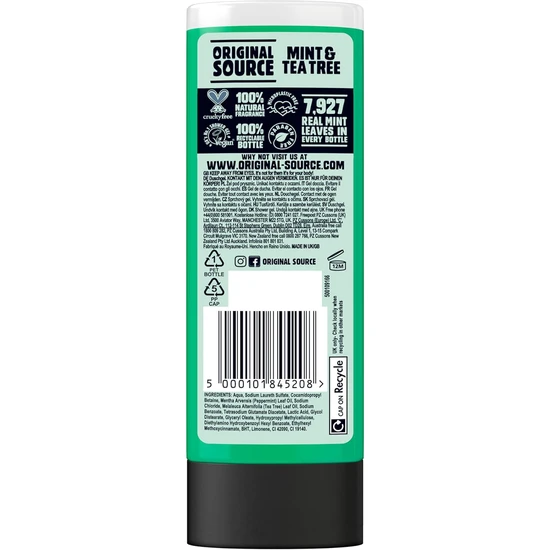 Original Source Tingly Mint & Tea Tree Shower Gel 250ml