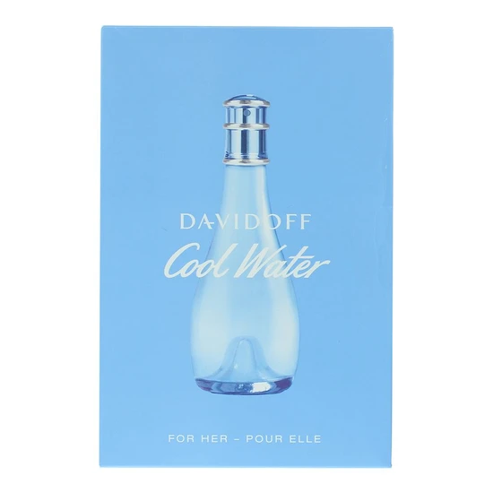 Davidoff Cool Water For Her Eau De Toilette Gift Set 30ml Eau De Toilette + 75ml Body Lotion