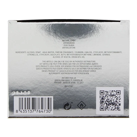 Prada L'Homme Intense Eau De Parfum 100ml