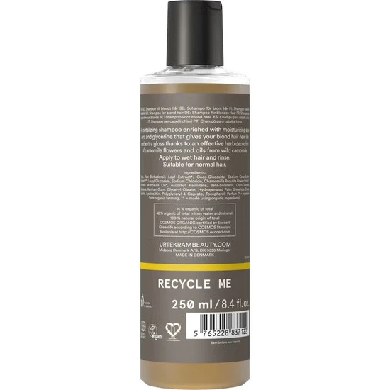 Urtekram Blond Hair Camomile Shampoo 250ml