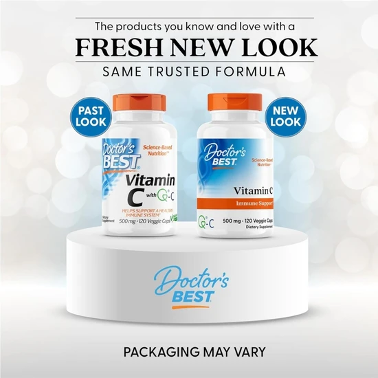 Doctor's Best Vitamin C With Quali-C 500 mg - 120 Vcaps