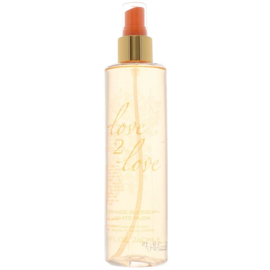 Love2Love Orange Blossom + White Musk Fragrance Mist 240ml