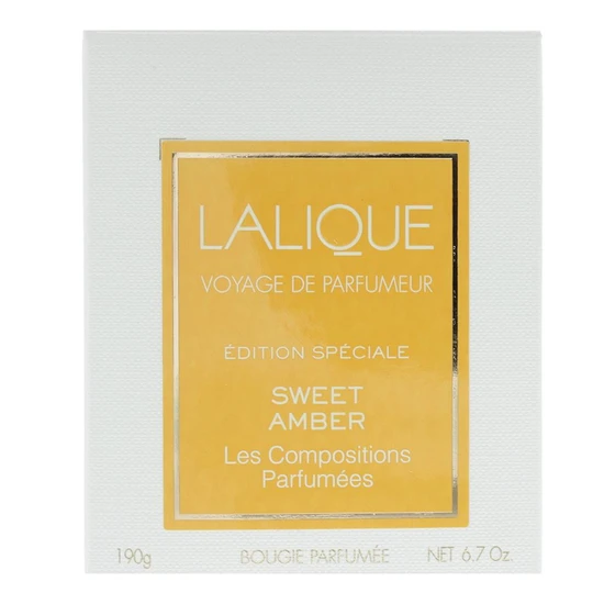 Lalique Les Compositions Parfumees Sweet Amber Candle 190g