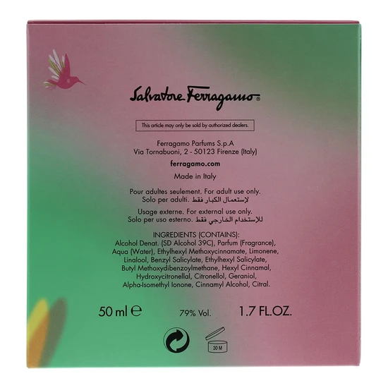 Salvatore Ferragamo Incanto Amity Eau De Toilette 50ml