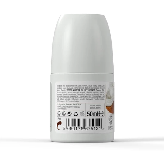 Dr. Organic Organic Coconut Oil Deodorant 50ml
