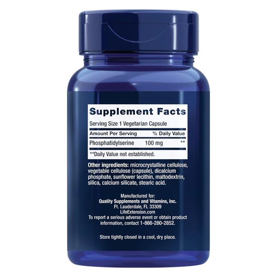 Life Extension PS 100mg 100 Vegicaps