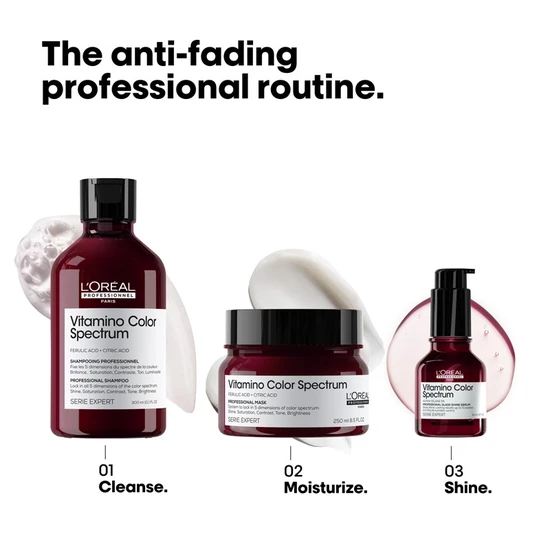 L'Oréal Professionnel Vitamino Colour Spectrum Shampoo & Rinse Off Hair Mask Duo 300ml Shampoo and 250ml Rinse Off Hair Mask