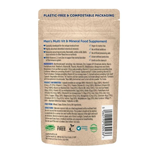 Together Health Mens Multivitamin & Mineral Capsules 30 Capsules