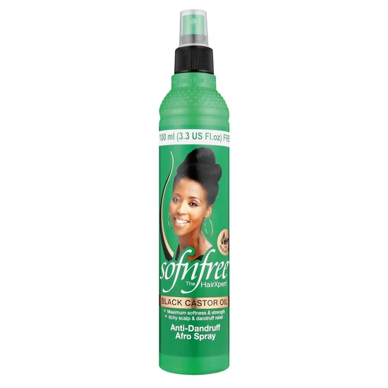 Sofn'Free Black Castor Oil Anti-Dandruff Afro Spray 350ml