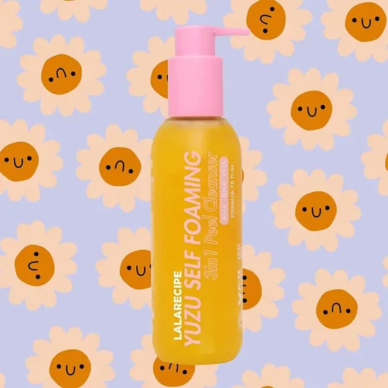 LALARECIPE Yuzu Self Foaming 3-in-1 Cleanser 200ml