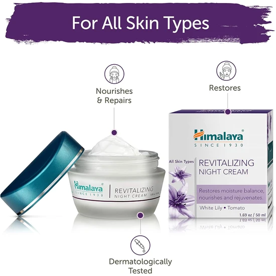 Himalaya Herbals Revitalising Night Cream 50g