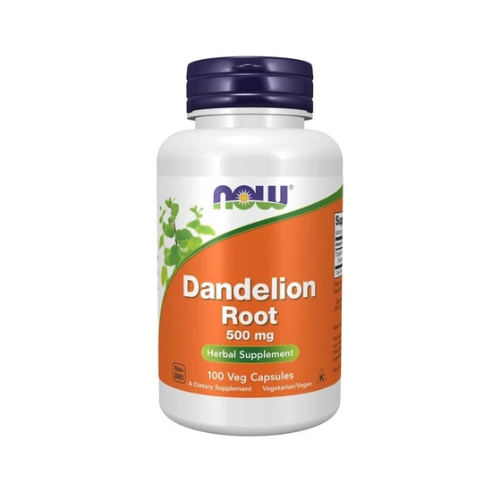 NOW Foods Dandelion Root 500mg Capsules 100 Capsules