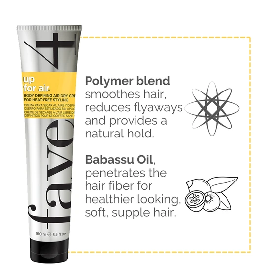 Fave4 Up For Air Dry Cream 160ml