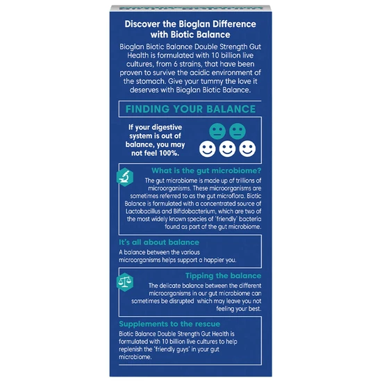 Bioglan Biotic Balance 10 Billion Capsules 30 Capsules