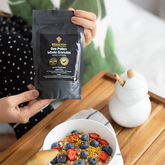 BEE&YOU Natural Bee Pollen Granules-Wildcrafted 142g