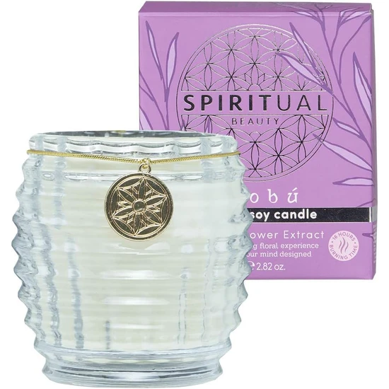 Spiritual Beauty Iris Flower Extract Scented Soy Candle 80g