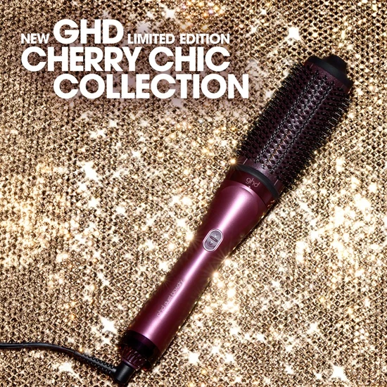 ghd Duet Blow Dry Hair Dryer Brush Christmas Gift Set Cherry Chic