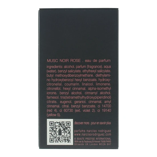 Narciso Rodriguez Musc Noir Rose Eau De Parfum 30ml