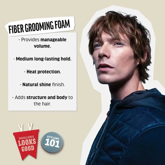 American Crew Fibre Grooming Foam 200ml