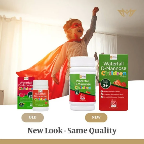 SC Nutra Waterfall D-Mannose Children Strawberry Powder 50g