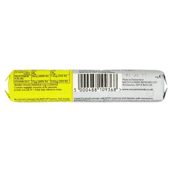 Bach Rescue Plus Lozenges 10 Lozenges