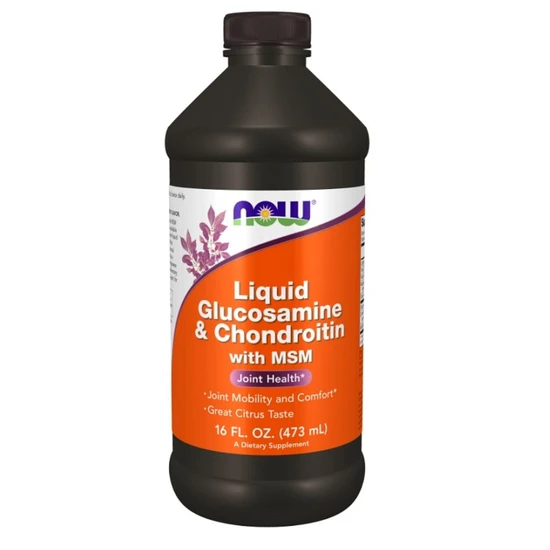 NOW Foods Glucosamine & Chondroitin With MSM Liquid 473ml