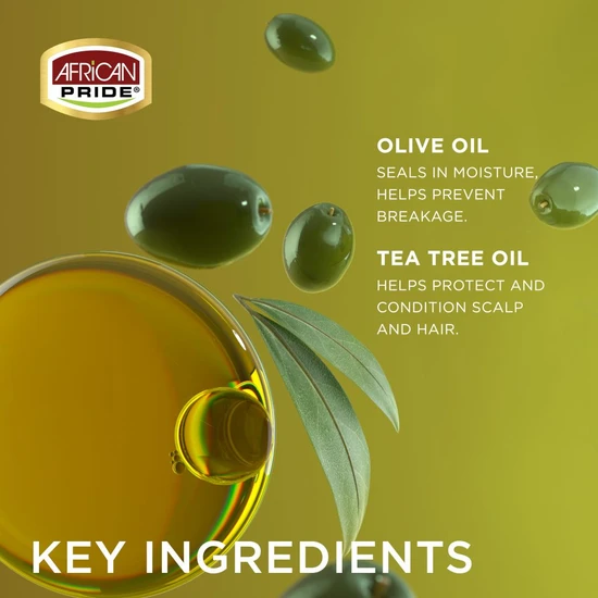 African Pride Olive Miracle Anti Breakage Foam Setting Mousse 251ml