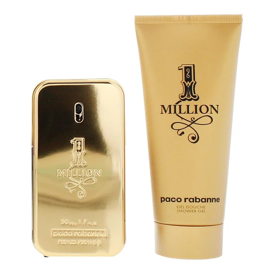 Paco Rabanne 1 Million Eau De Toilette Gift Set 50ml Eau De Toilette + 100ml Shower Gel