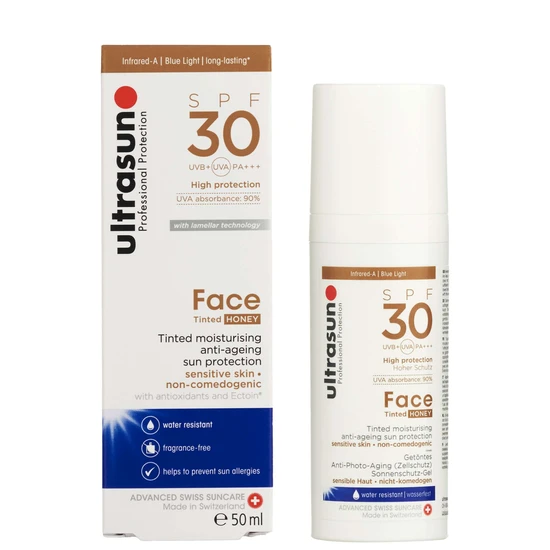 Ultrasun Tinted Face Anti-Ageing Formula SPF 30 Honey