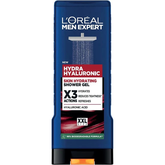 L'Oreal Paris Men Expert Hydra Hyaluronic Skin Hydrating Shower Gel 300ml
