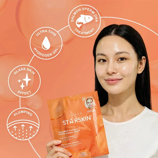 STARSKIN DeepMelt Collagen PDRN Salmon DNA Mask 4x24g