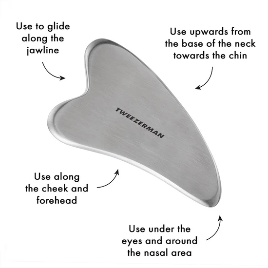 Tweezerman Stainless Steel Gua Sha