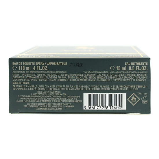 Ralph Lauren Polo Green Gift Set 118ml EDT + 15ml EDT