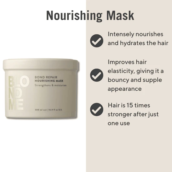 Schwarzkopf BlondMe Bond Repair Nourishing Mask 200ml